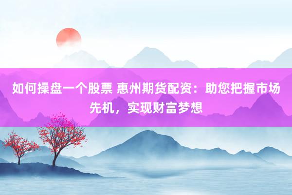 如何操盘一个股票 惠州期货配资：助您把握市场先机，实现财富梦想
