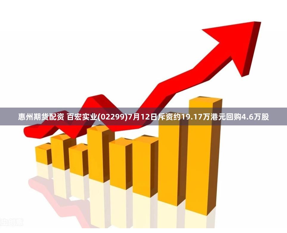 惠州期货配资 百宏实业(02299)7月12日斥资约19.17万港元回购4.6万股