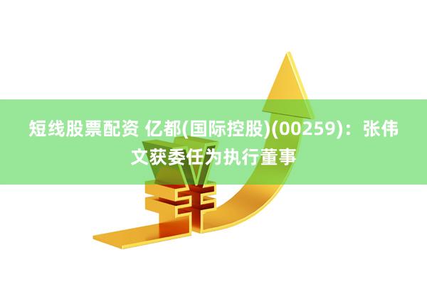 短线股票配资 亿都(国际控股)(00259)：张伟文获委任为执行董事