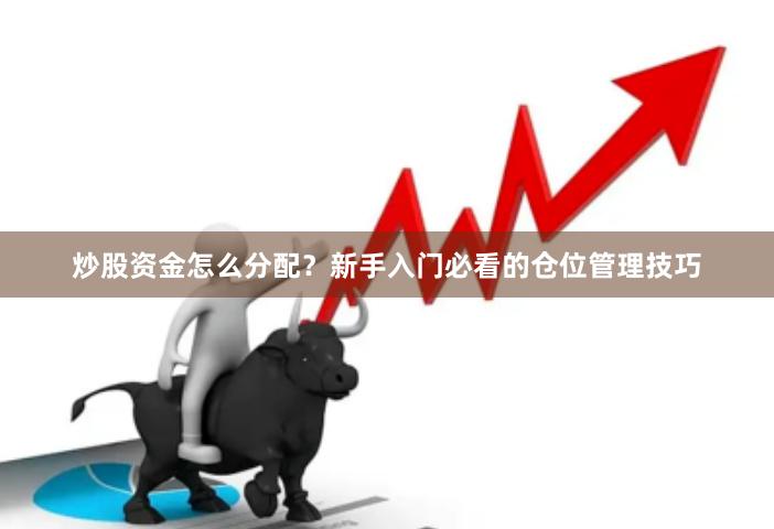 炒股资金怎么分配？新手入门必看的仓位管理技巧